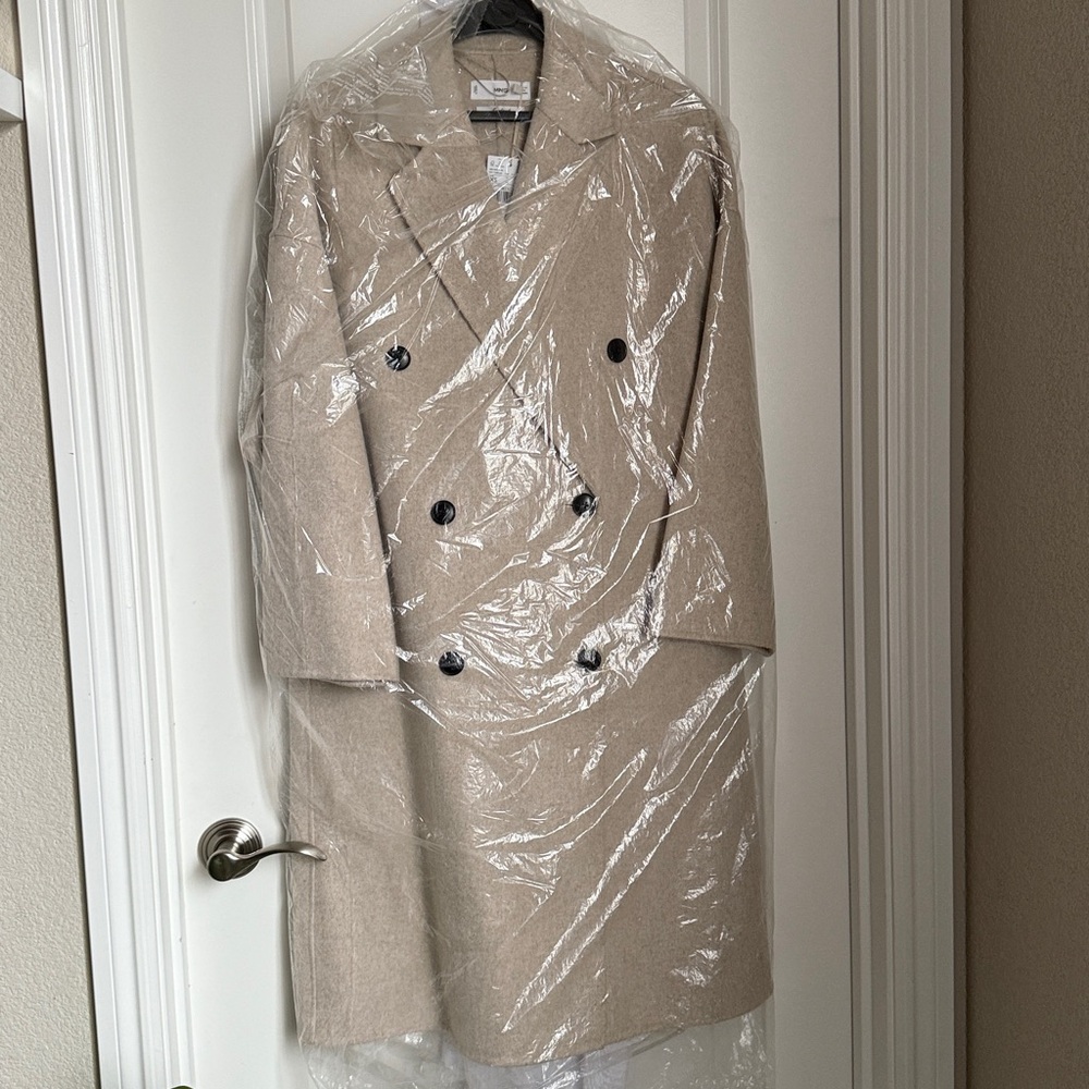 Mango Light Tan Coat